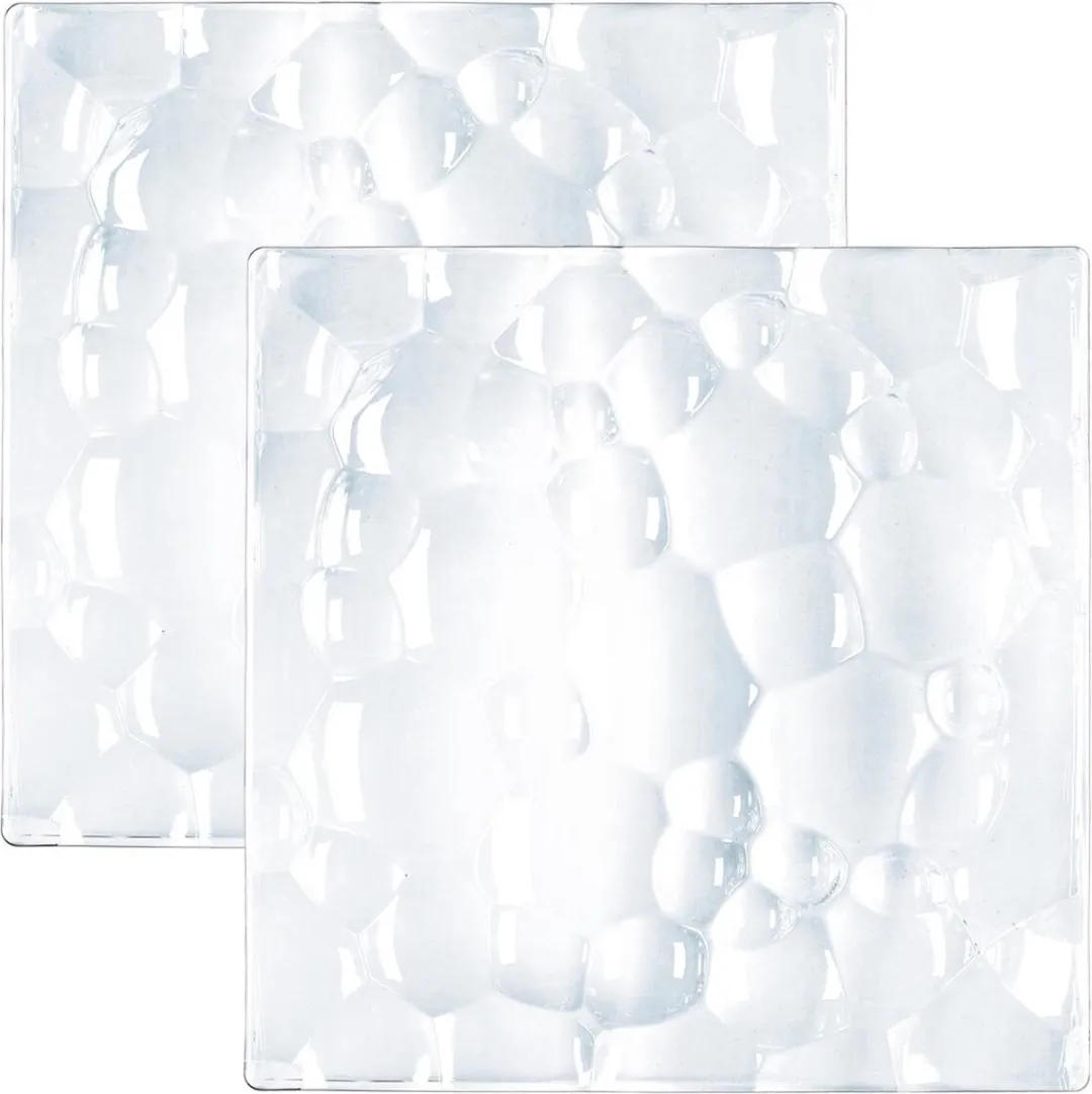 Nachtmann Sphere Platte 21x21cm - Transparant - 2 Stuks