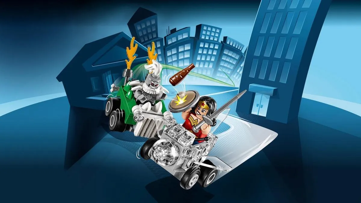 LEGO Super Heroes Mighty Micros Wonder Woman vs. Doomsday 76070 - 85 Stukken