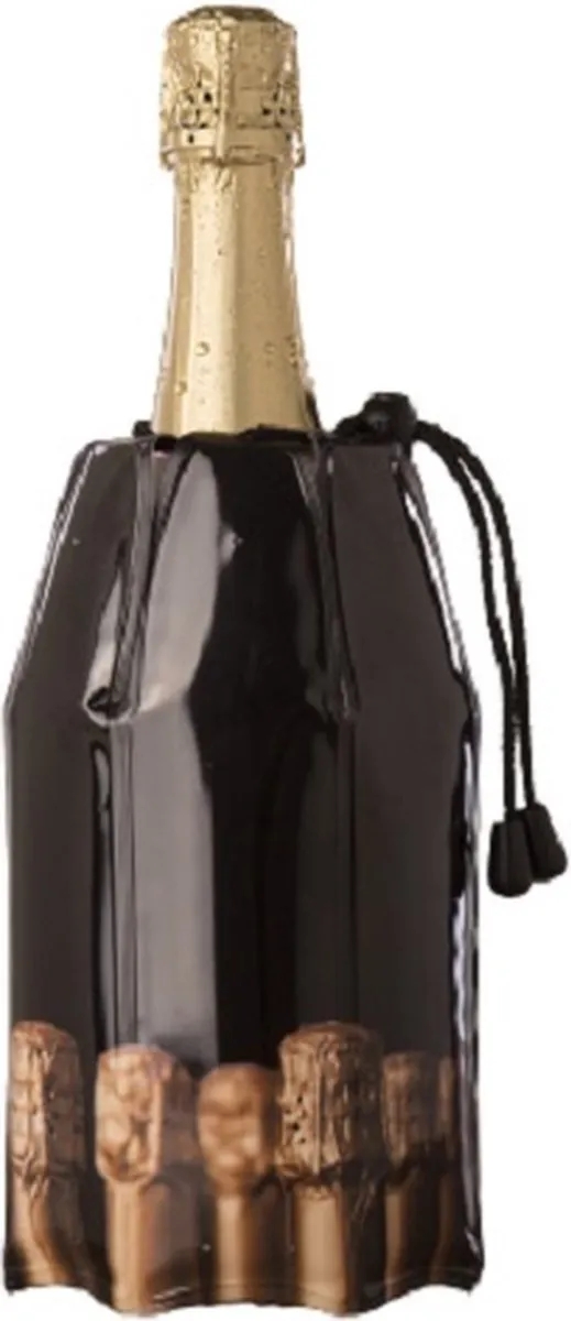 VacuVin Champagne Set 3-delig - Zwart - MPN 38899606