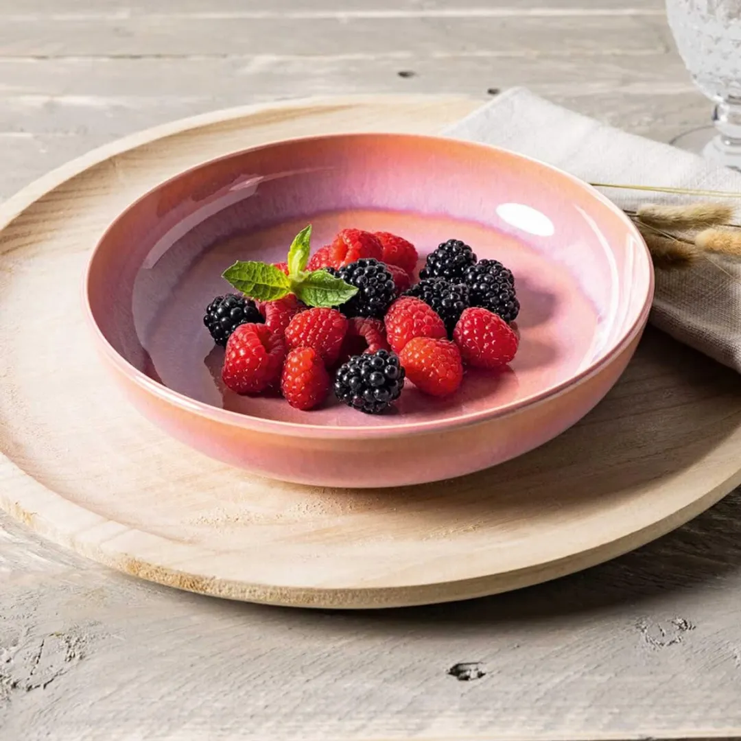 Villeroy & Boch Pastabord Perlemor Coral - Ø22cm