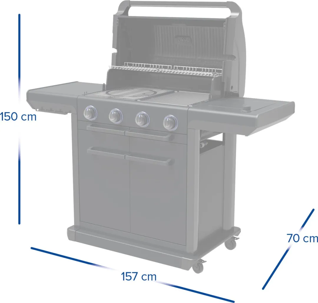 Campingaz 4 Series Onyx S Gasbarbecue 3 Branders - 76cm