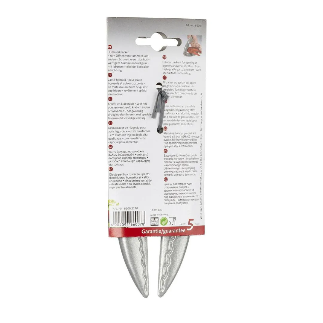 Westmark Kreeftenkraker 14,4cm - Zilver - afbeelding 6 van 6
