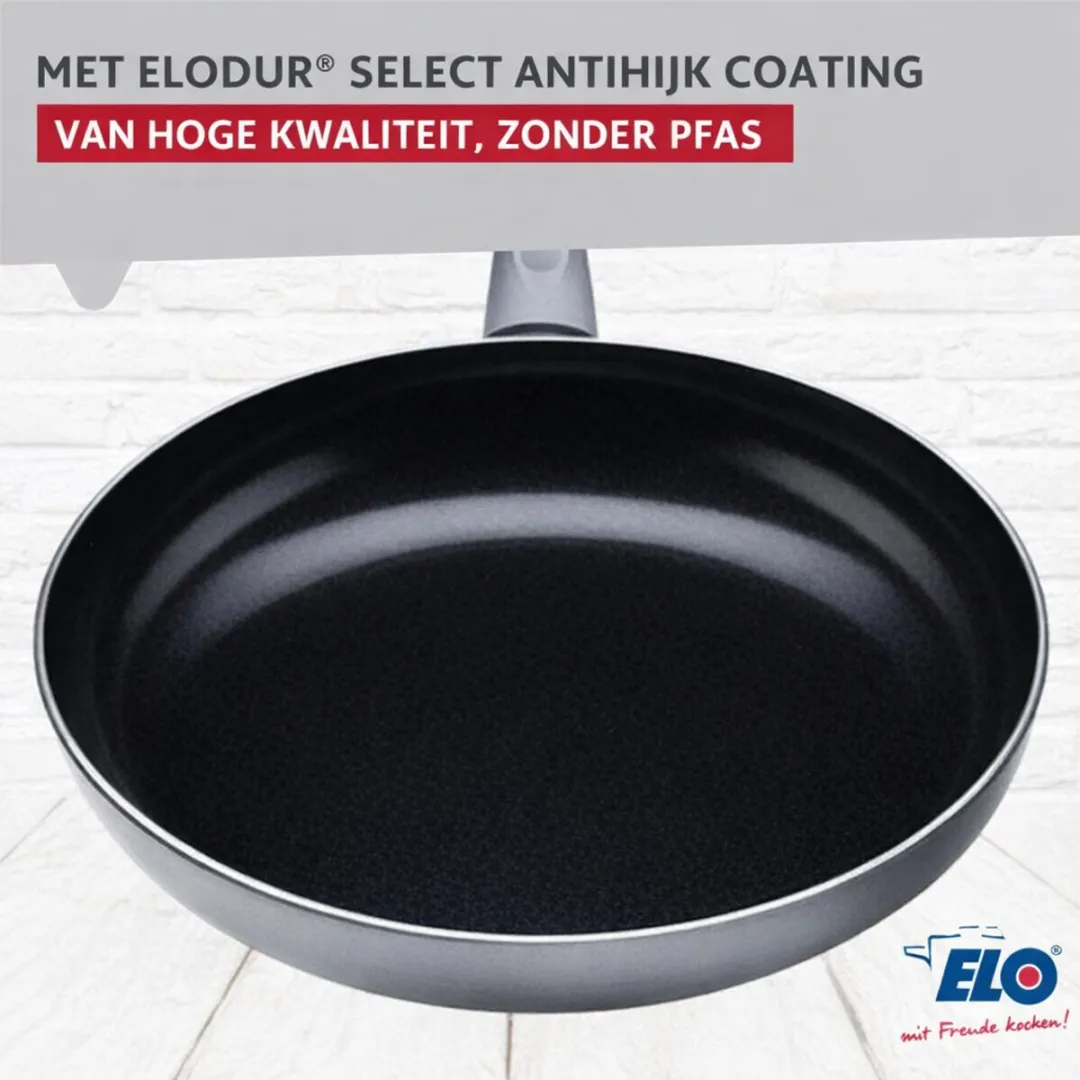Fackelmann Elo 6652426 Koekenpan 24cm - Grijs/Zwart
