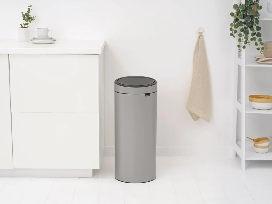 Brabantia Touch Bin Prullenbak 30L - Soft Grey