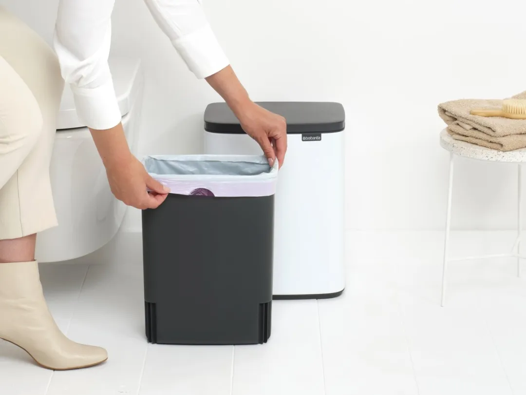 Brabantia Bo Prullenbak 12L - White