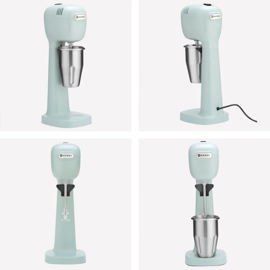 HENDI Milkshaker 221655 - 0,95L - 6-delig - Blauw