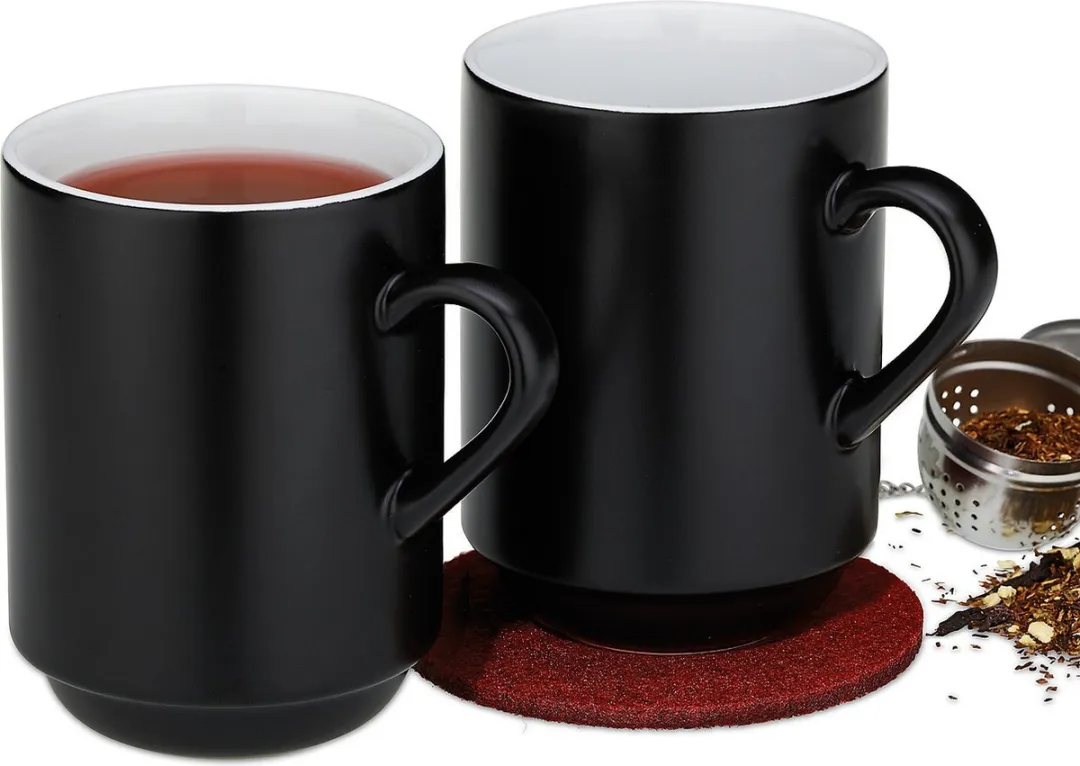 Kela Keramieken Mok Mattia - 300ml - Set van 2