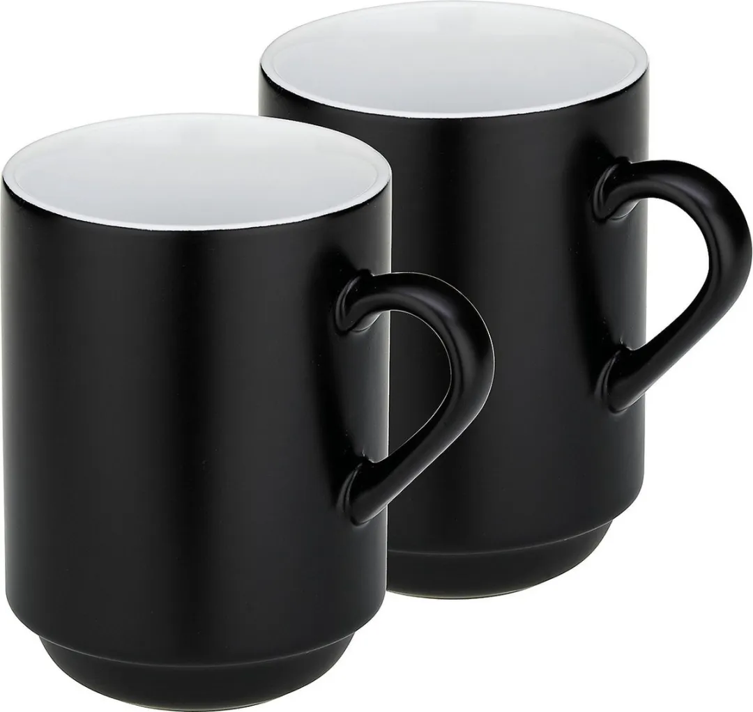 Kela Keramieken Mok Mattia - 300ml - Set van 2