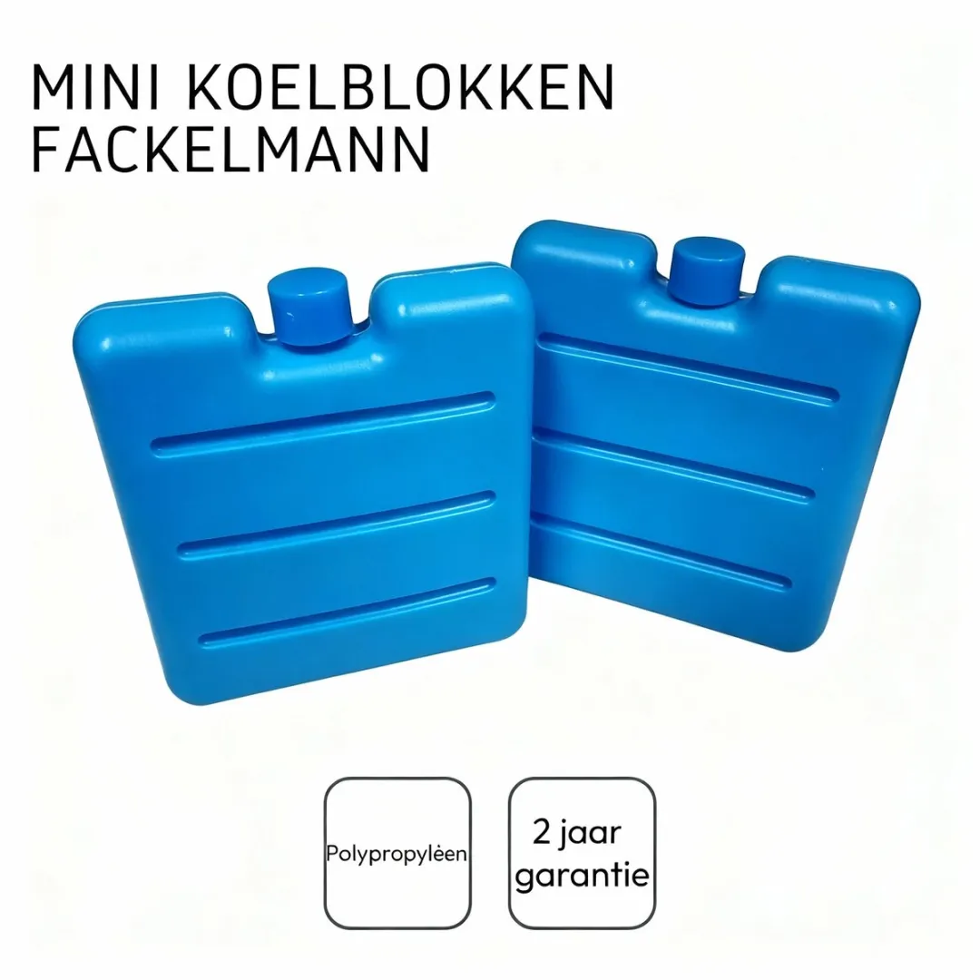 Fackelmann Koelbakken Set 2 Stuks - 7,7x7,3cm - Blauw