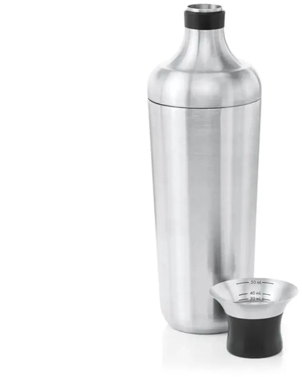 OXO SteeL Cocktailshaker 700ml - Zilver - 3-delig - afbeelding 6 van 6
