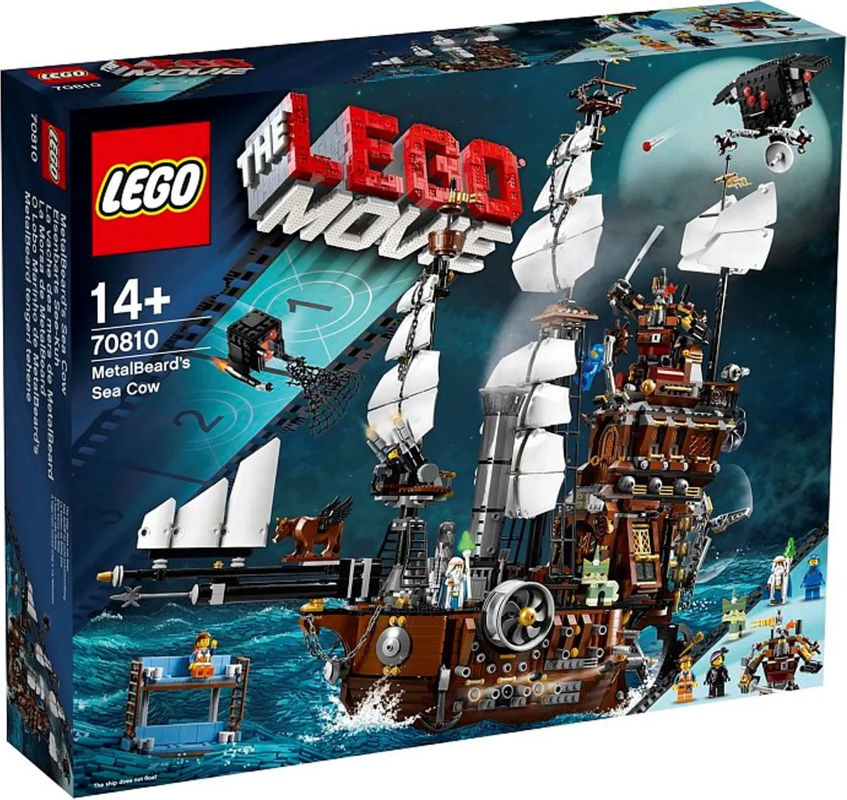LEGO The Movie Metaalbaard Zeekoe 70810 - 2741 Stukken
