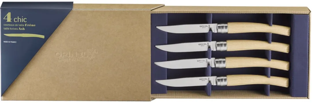 Opinel Table Chic Tafelmessen - 4-delig - Esshout