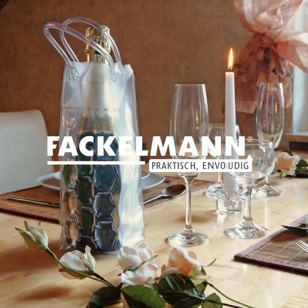 Fackelmann 49397 Verkoelend Flessenzakje - 37x10,5cm - 3 Kleuren