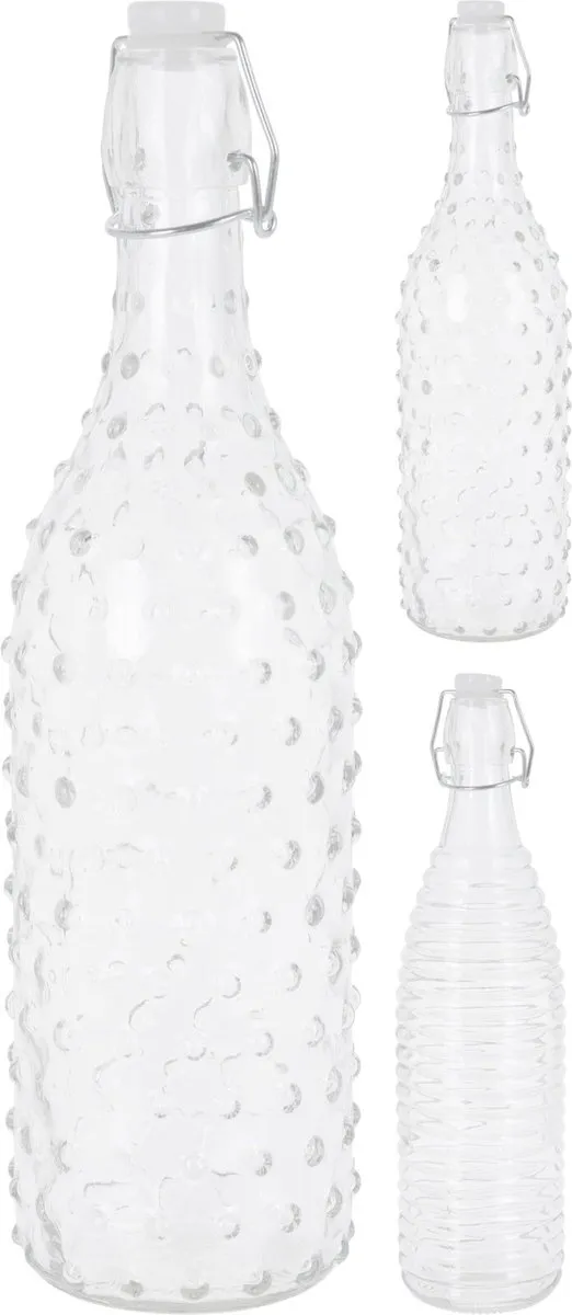 Cookinglife Beugelfles Glas 1L