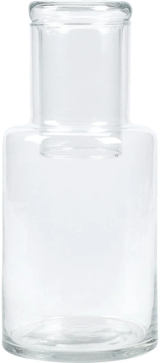 Excellent Houseware Schenkkan met Drinkglas 1500ml - Transparant