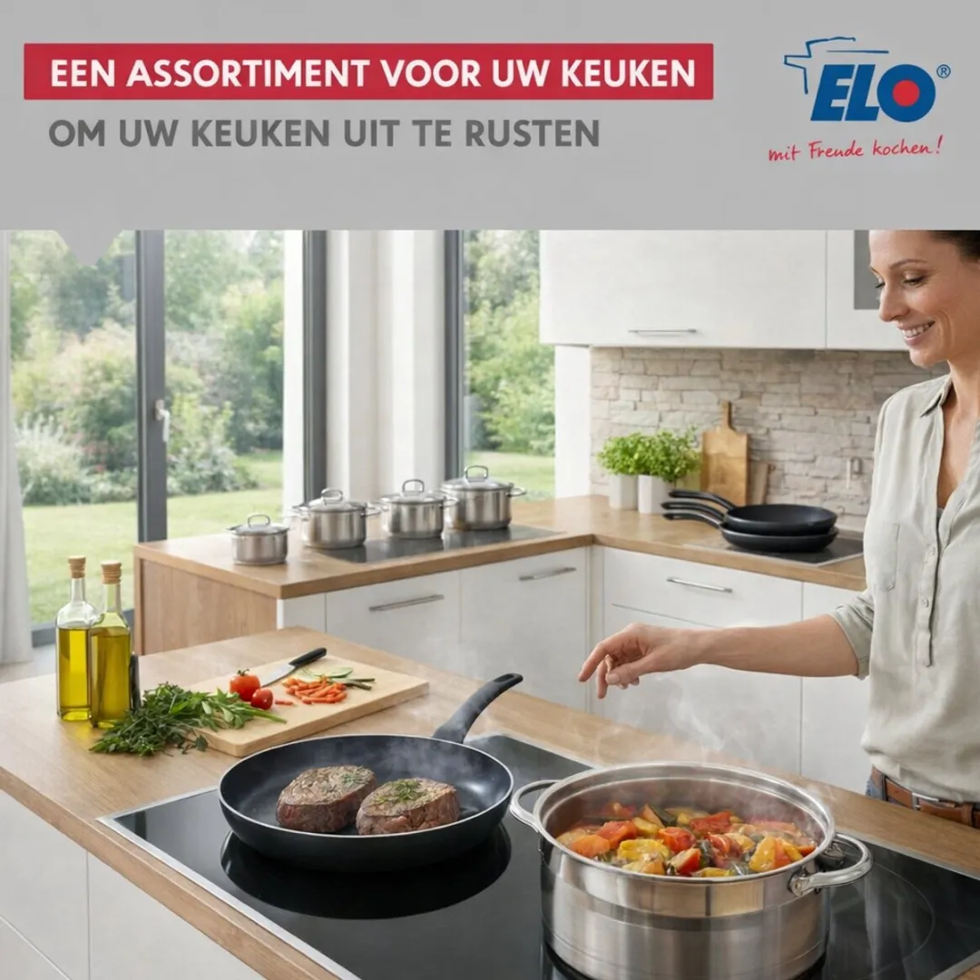 Fackelmann Elo Prima Keukengerei Set 3-delig - 28/14/20cm - Roestvrij staal
