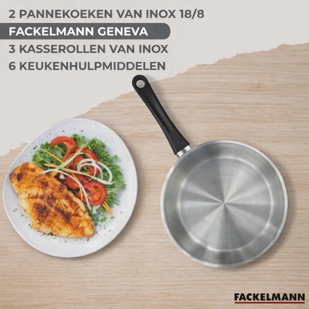 Fackelmann 9444750B88 Set Roestvrij Staal