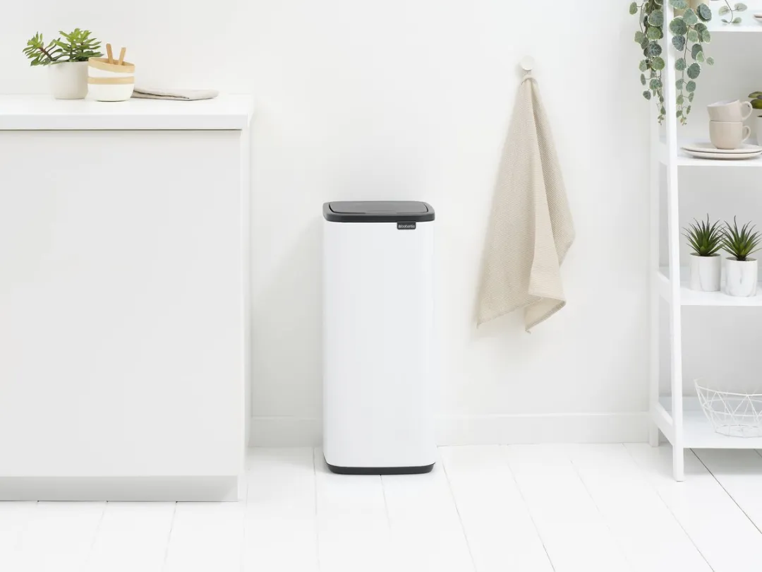 Brabantia Bo Touch Bin Prullenbak 30L - Wit