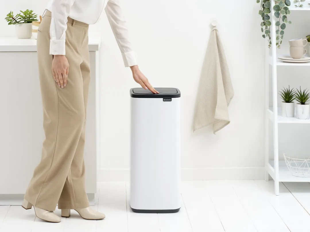 Brabantia Bo Touch Bin Prullenbak 30L - Wit
