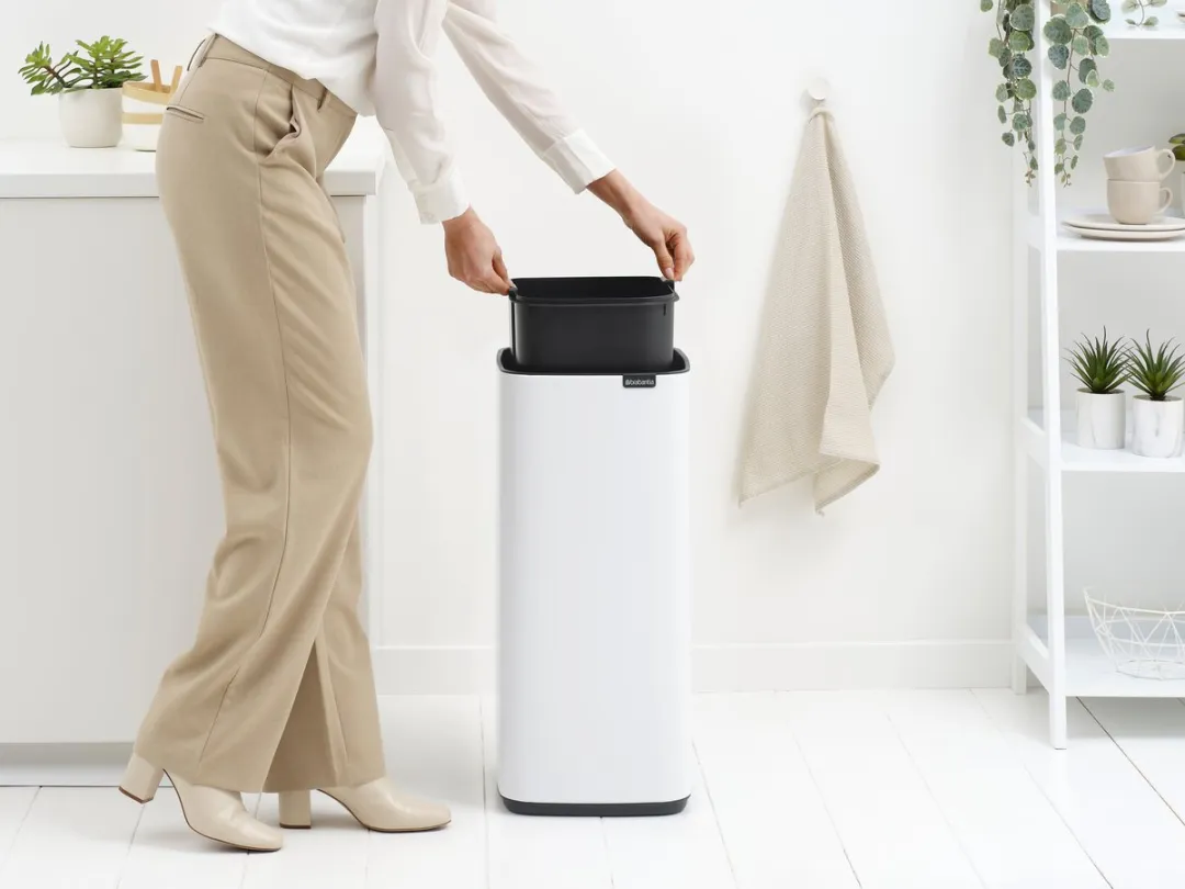 Brabantia Bo Touch Bin Prullenbak 30L - Wit