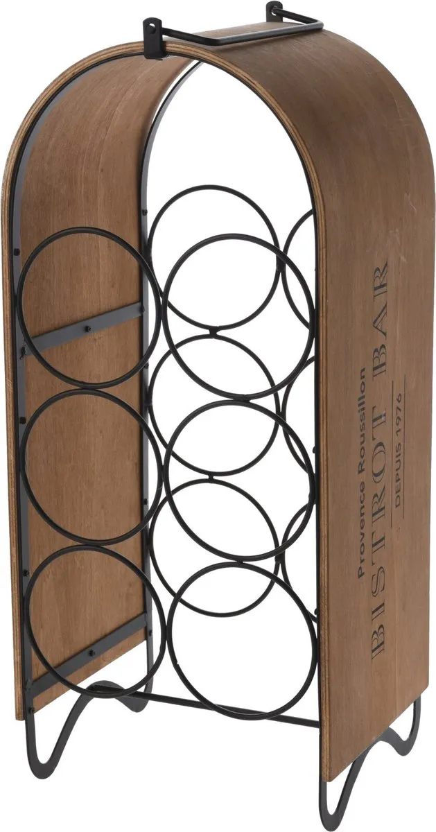 Excellent Houseware Wijnrek voor 6 Flessen