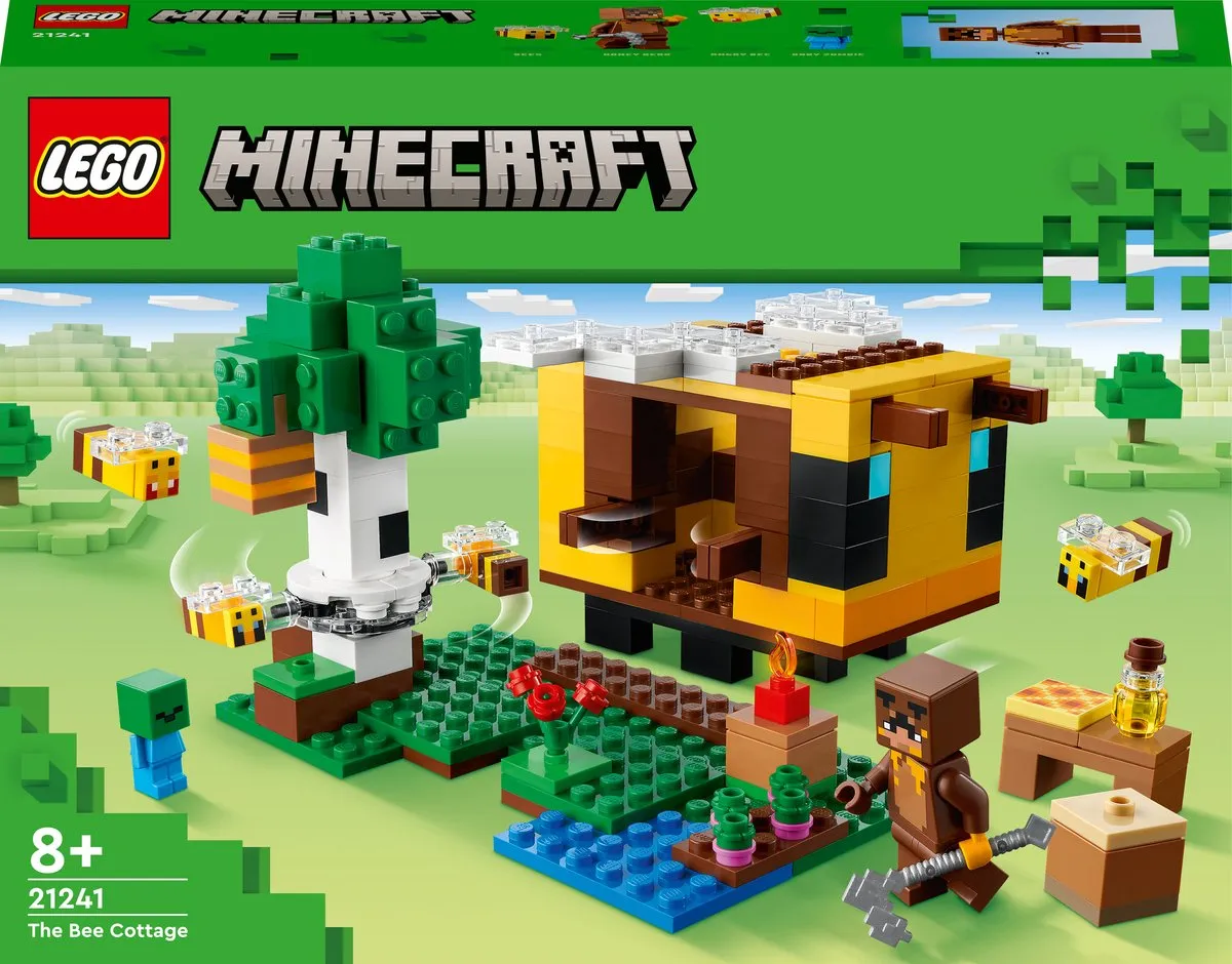 LEGO Minecraft Het Bijenhuisje Bouwset 21241