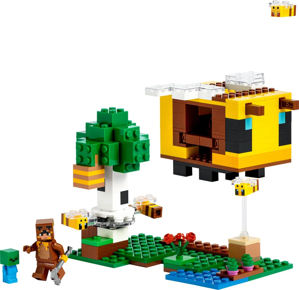 LEGO Minecraft Het Bijenhuisje Bouwset 21241 - Meerkleurig - afbeelding 5 van 6