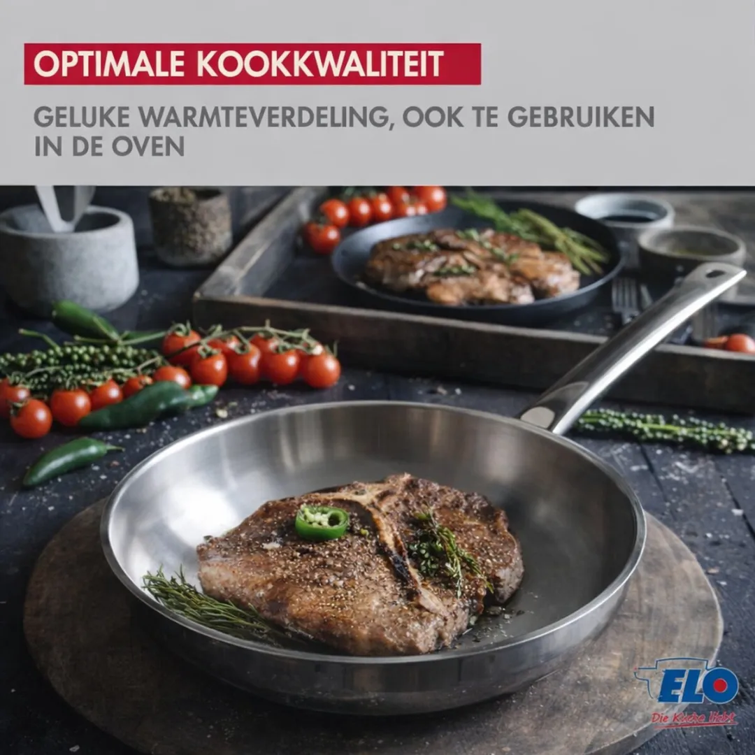 Fackelmann Elo Profi Brillant Keukengerei Set 3-delig - 28/24/12cm Roestvrij staal