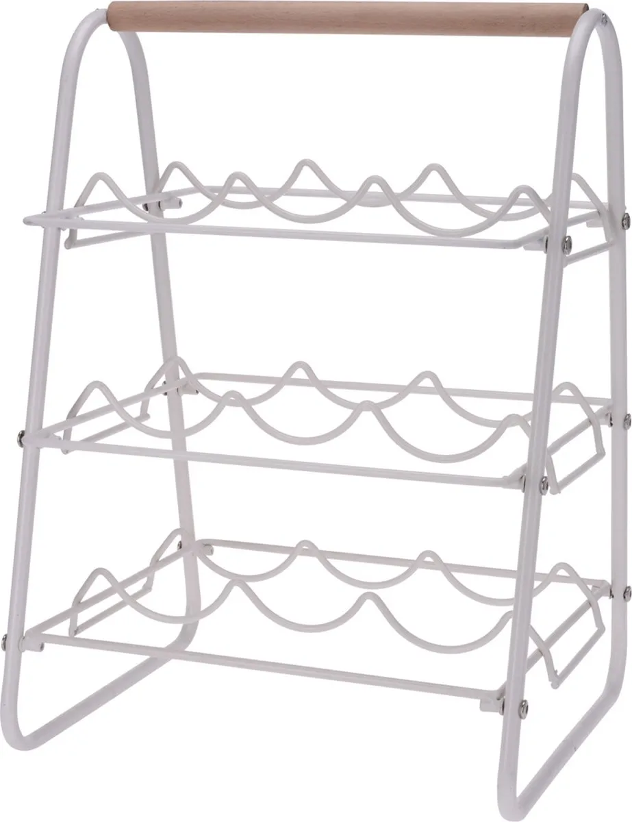 Excellent Houseware Wijnrek Wit