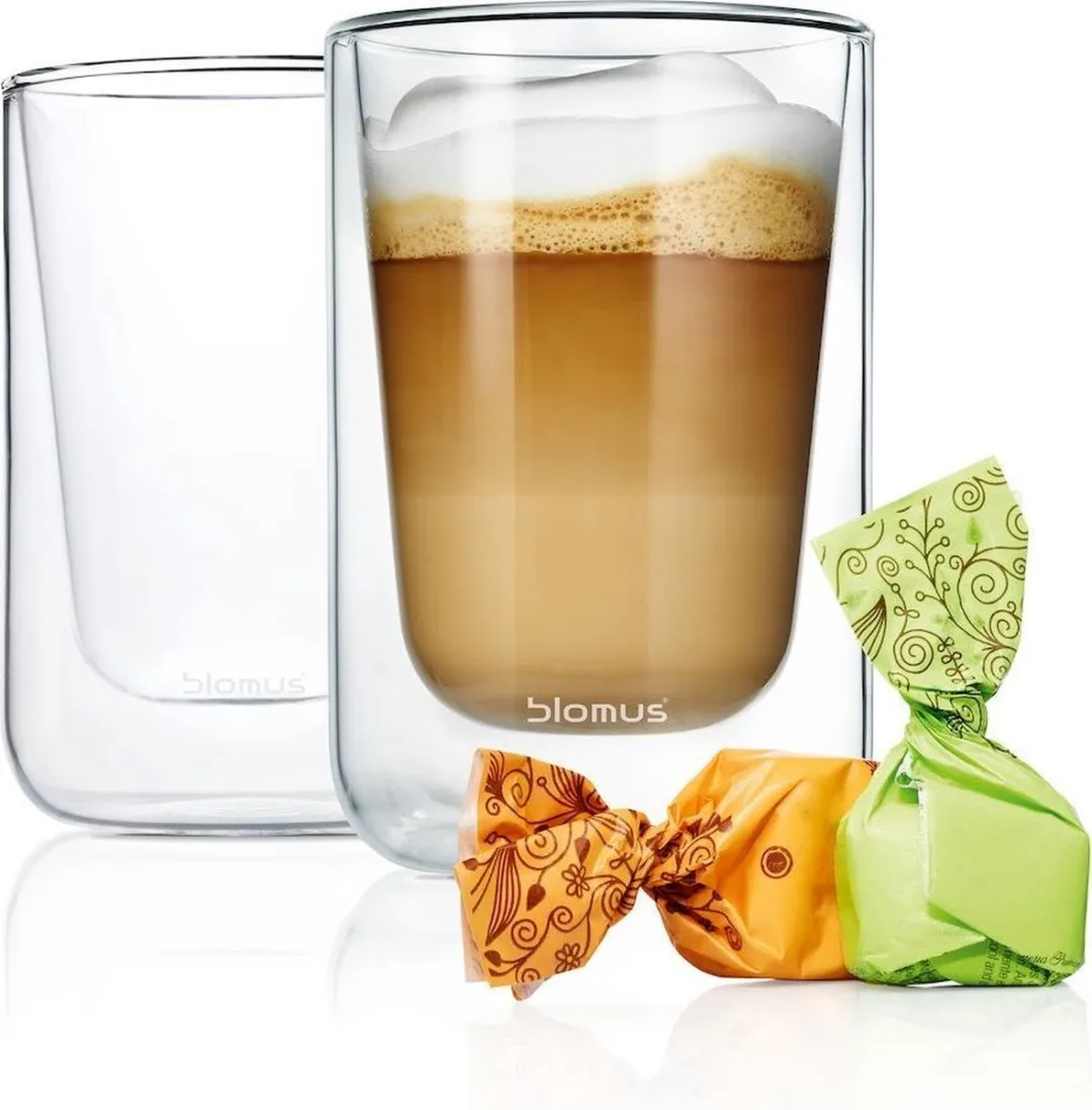 Blomus NERO Dubbelwandige Glazen 250ml - 2 Stuks - afbeelding 3 van 5