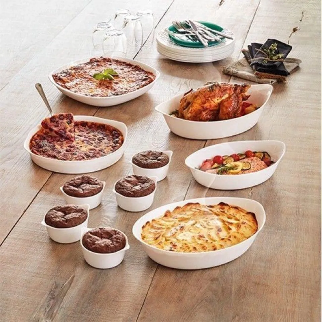 Luminarc Glazen Ovenschaal 32x20cm - Wit