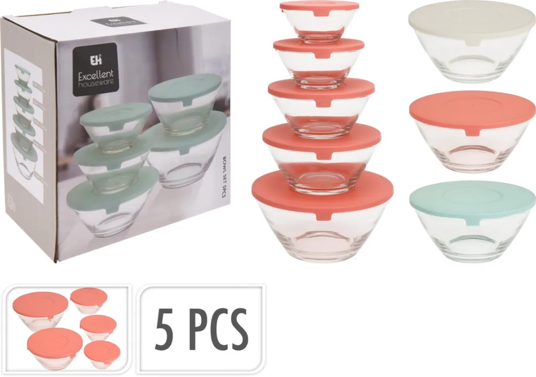 Excellent Houseware Schalenset 5-delig