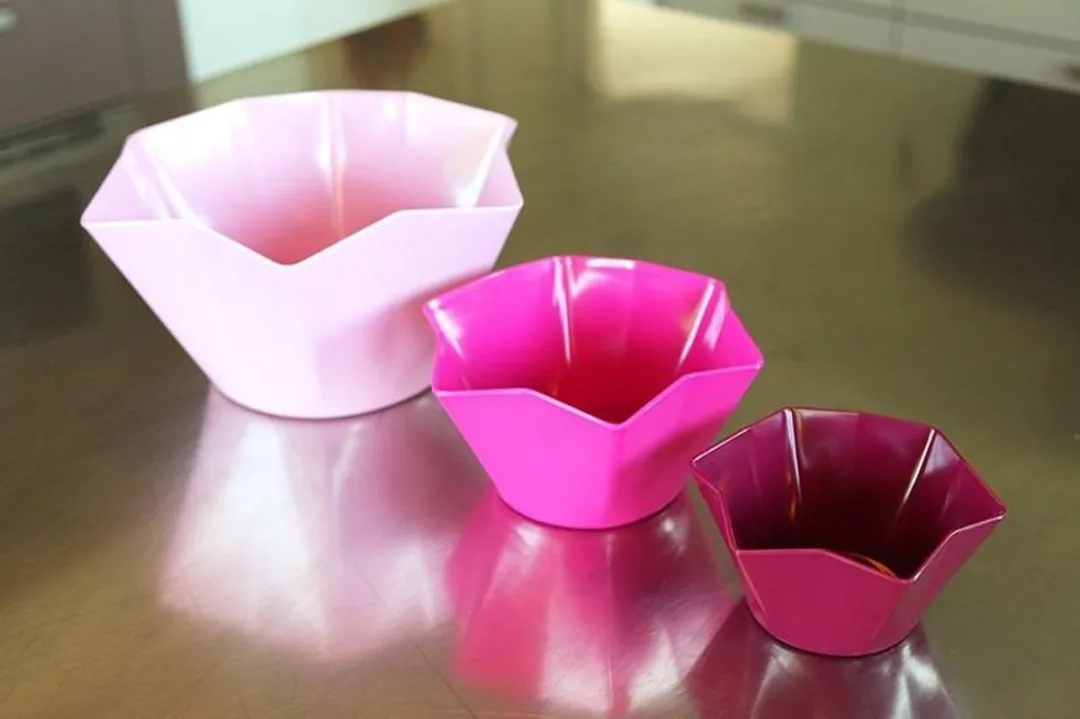Cookut Strass Saladeschalen Set 3 Stuks - Roze