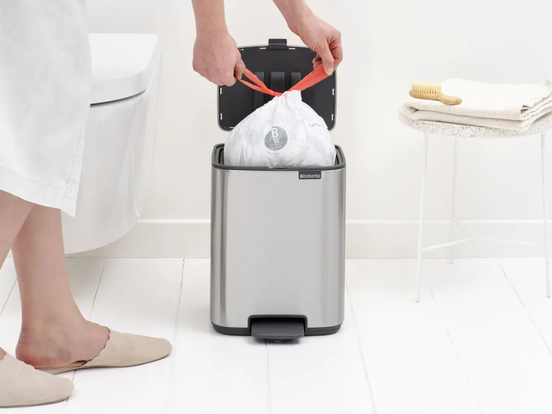 Brabantia Bo Pedaalemmer 7L - Matt Steel Fingerprint Proof - afbeelding 6 van 6