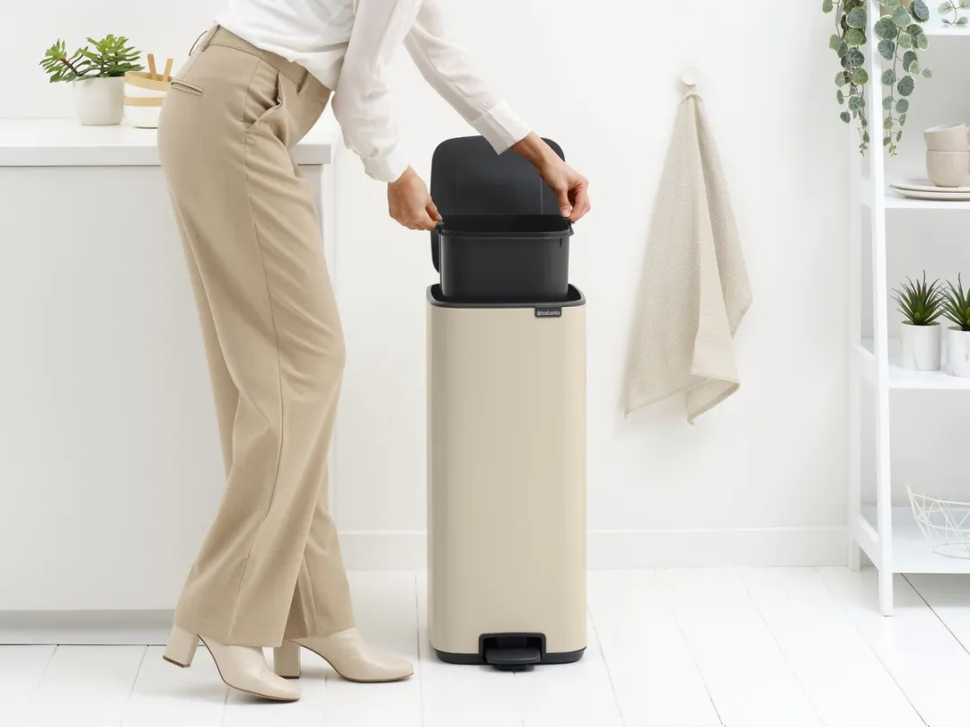 Brabantia Bo Pedaalemmer 30L - Soft Beige
