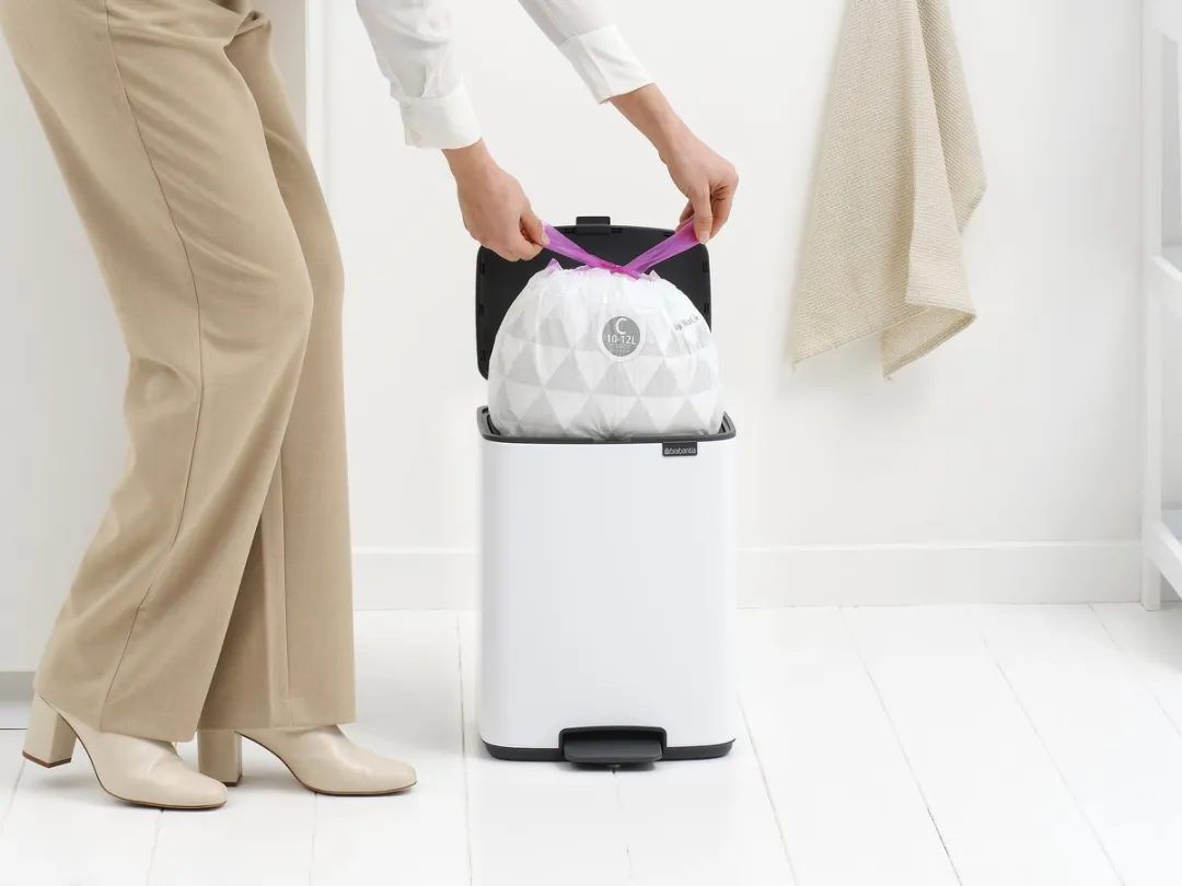 Brabantia Bo Pedaalemmer 12L - Wit