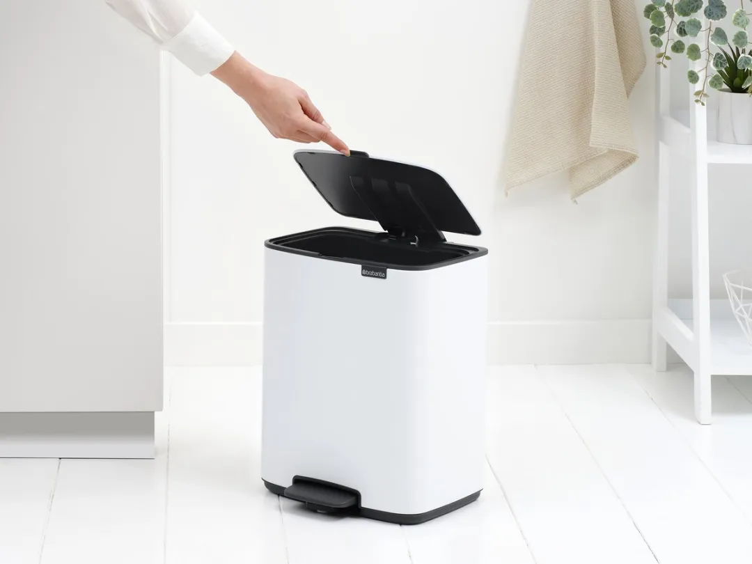 Brabantia Bo Pedaalemmer 12L - Wit