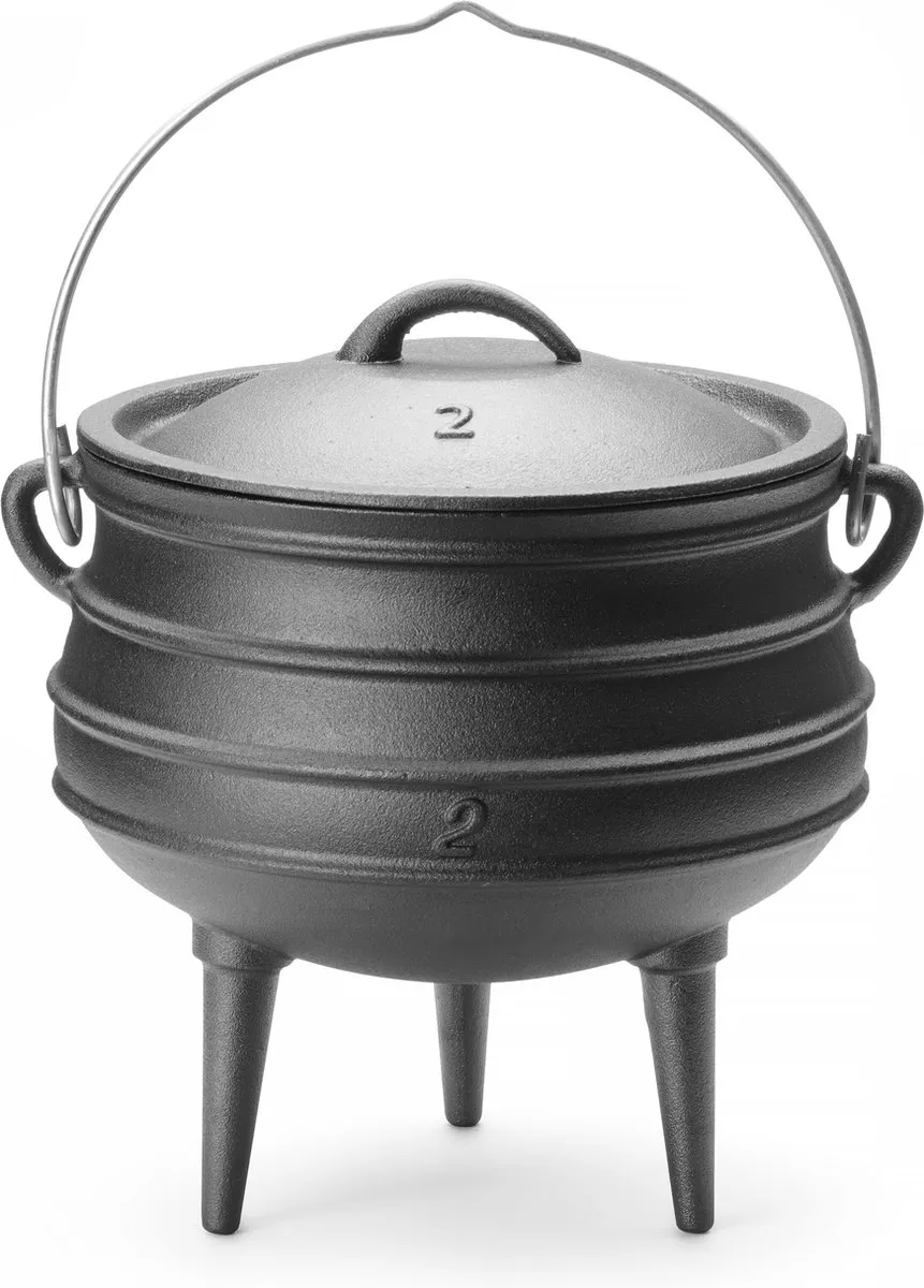 HENDI Gietijzeren Pan 6L - Zwart