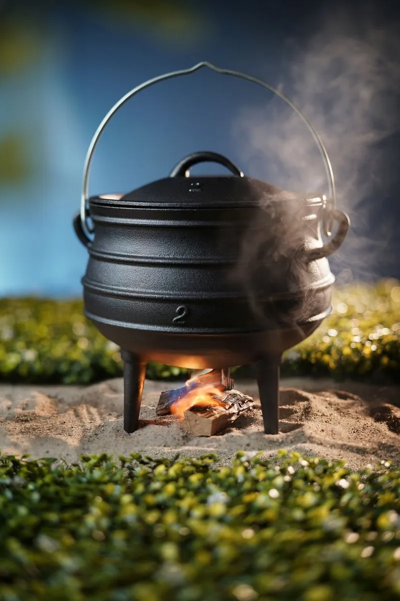 HENDI Gietijzeren Pan 6L - Zwart