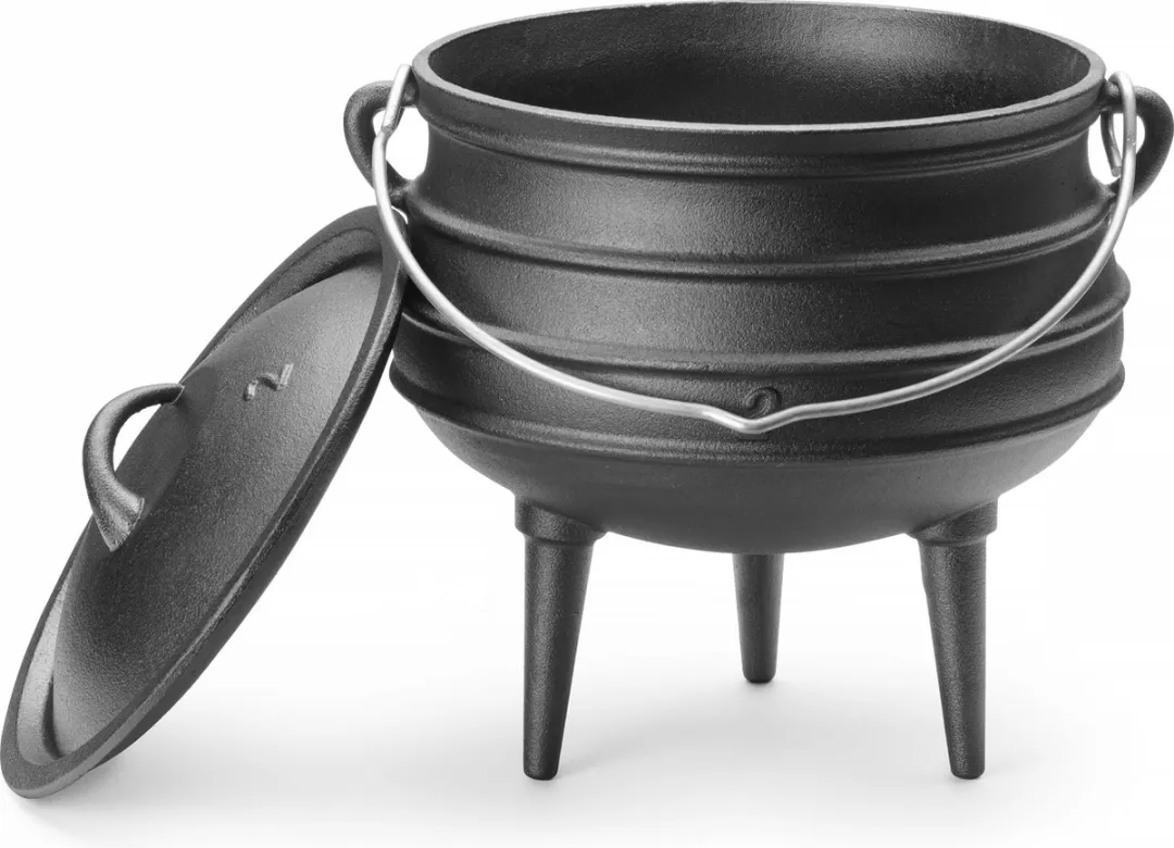 HENDI Gietijzeren Pan 6L - Zwart - afbeelding 6 van 6