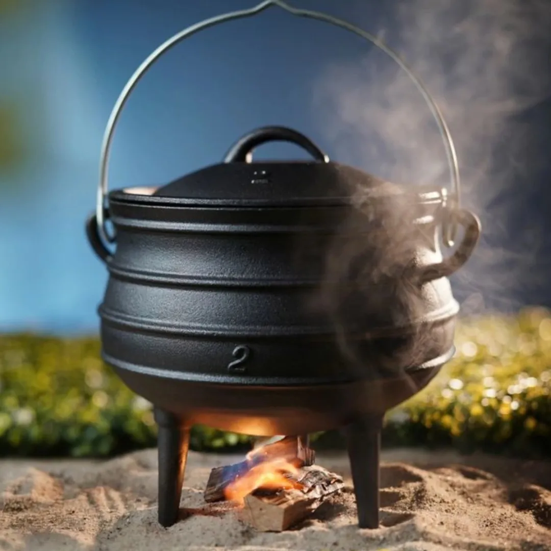 HENDI Gietijzeren Pan 6L - Zwart