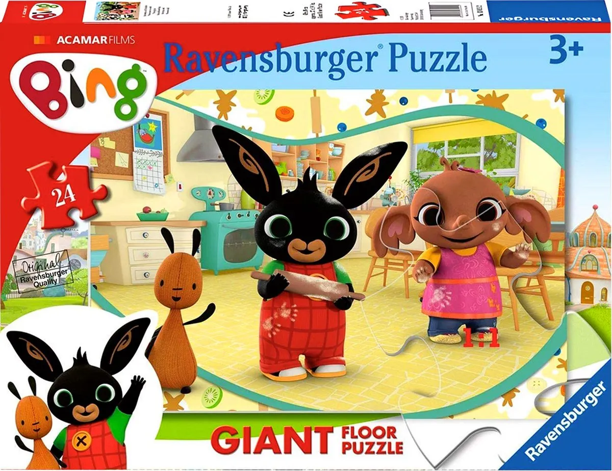 Ravensburger Bing en Flop 24-delige Puzzel - Veelkleurig