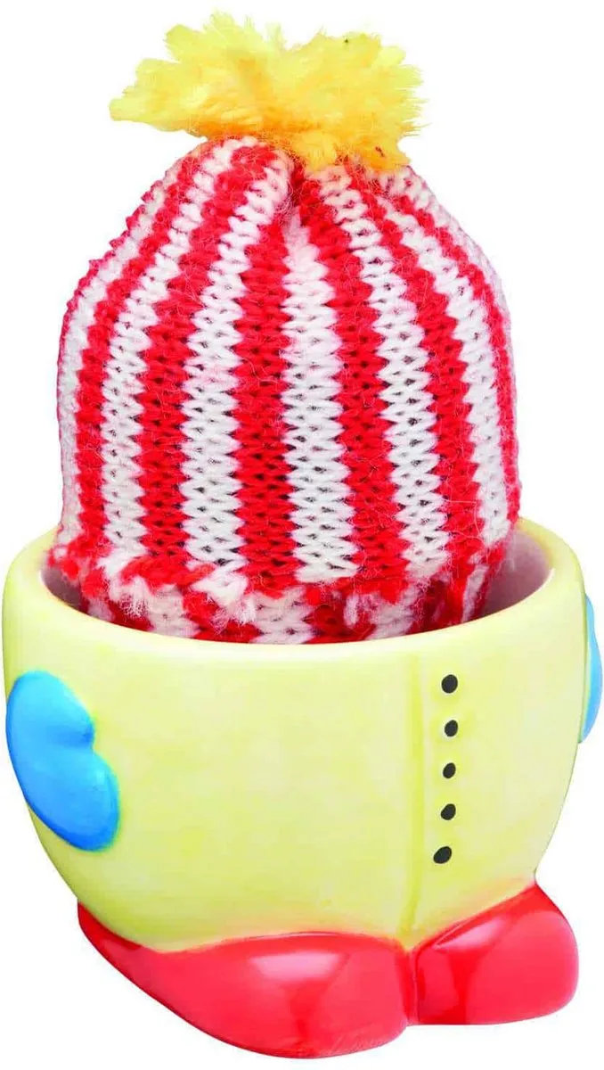 KitchenCraft Ceramic Egg Cup Multicolour