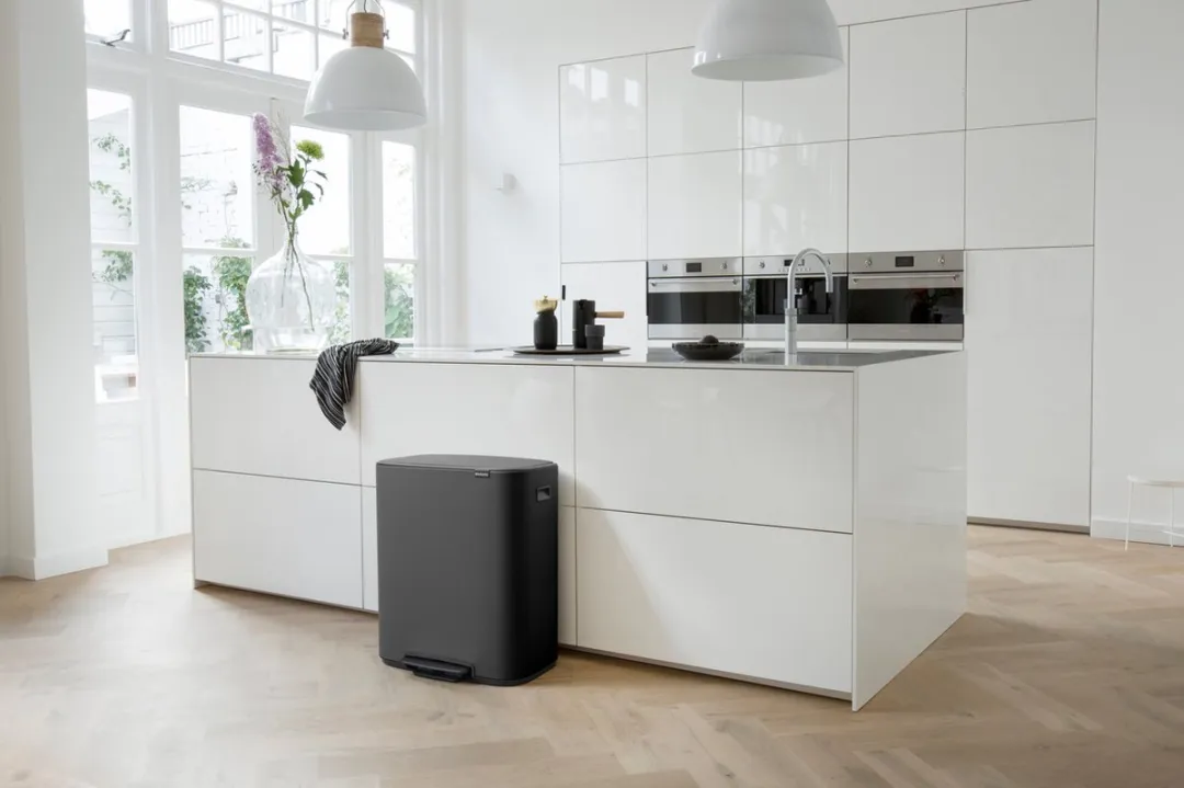 Brabantia Bo Prullenbak 60L - 1 Vak Mineral Infinite Grey - afbeelding 6 van 6