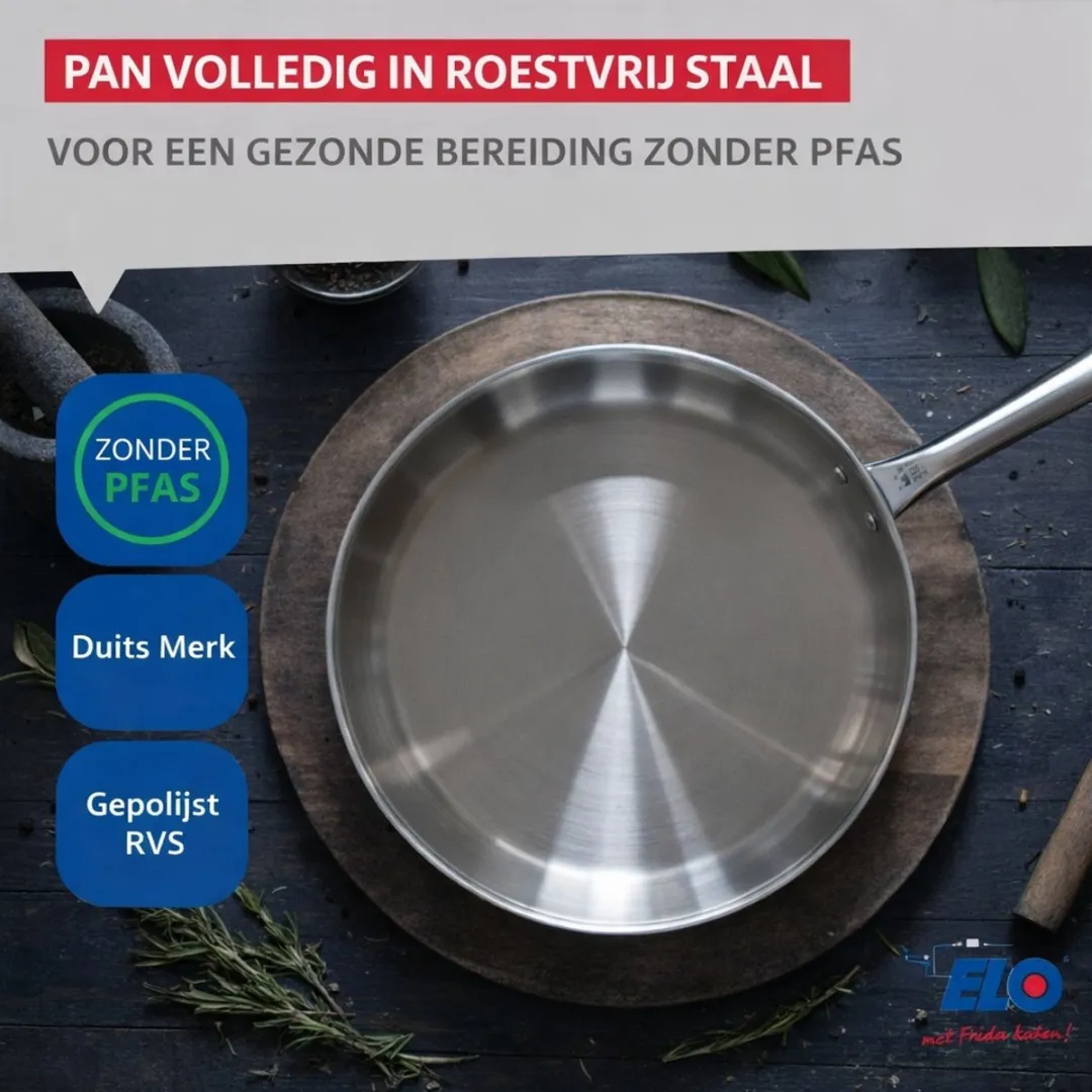 Fackelmann Elo Profi Keukengerei Set 2-delig - 32cm & 14cm - Roestvrij staal