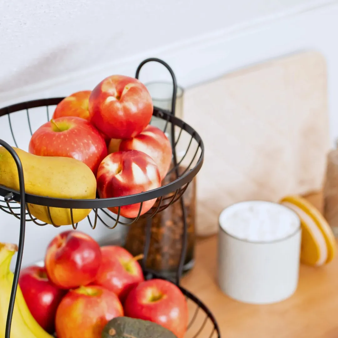 Westmark Doppio Fruitetagère 2 Lagen - Zwart 32,5x34,5cm
