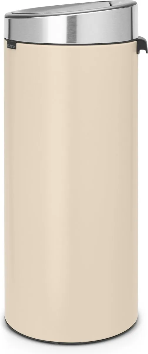 Brabantia Touch Bin Prullenbak 30L - Soft Beige/Matt Steel