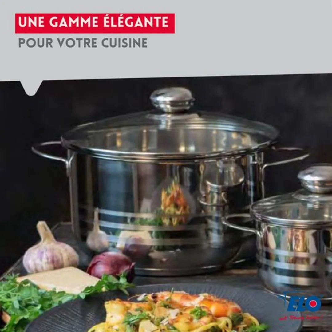 Fackelmann Elo 9802150 Braadpan Set - 20cm & 24cm RVS - Grijs - afbeelding 6 van 6