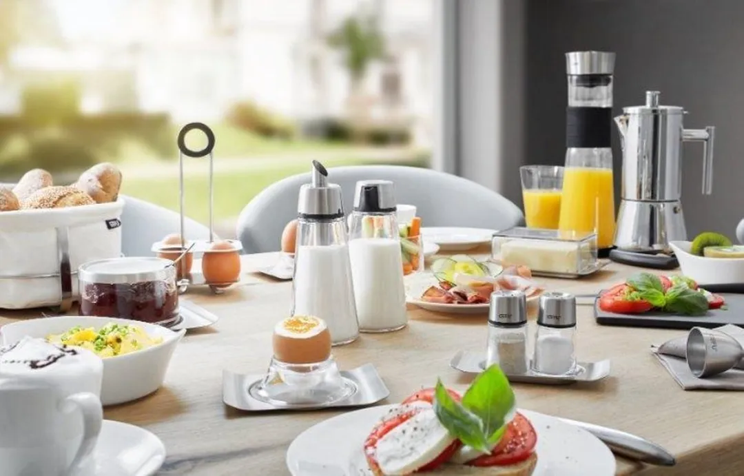 GEFU Brunch Eierdopjes - Set van 2 - Zilver