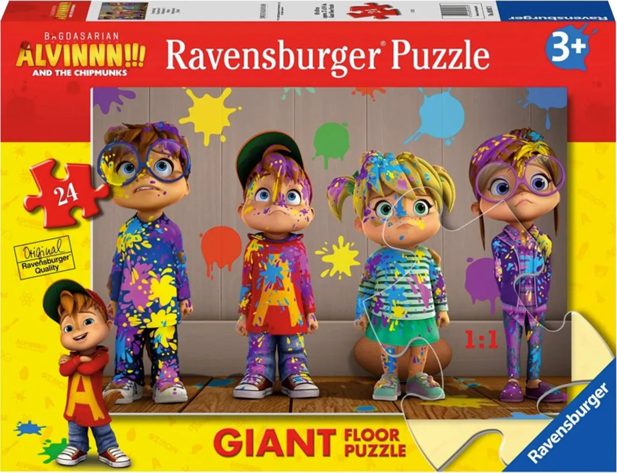Ravensburger Alvin and the Chipmunks Puzzel 24-delig - Veelkleurig